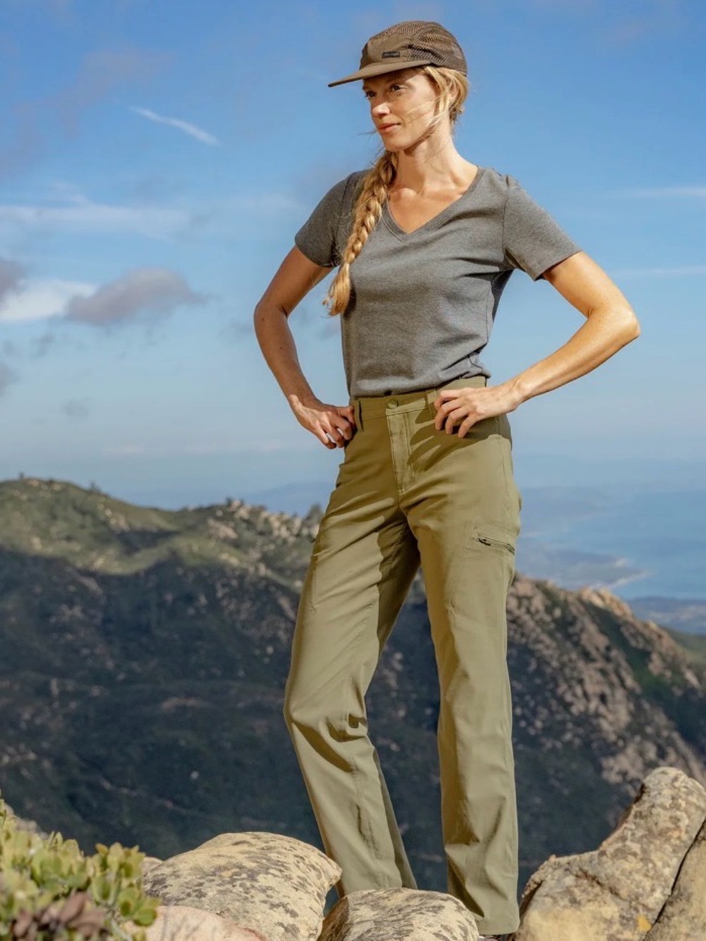 New Eddie Bauer Women's Guide Pro Water-Repellent Outdoor Hiking Trail Pants